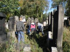 Porządkowanie Cmentarza Żydowskiego