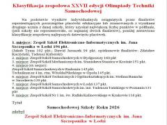 XXVII Olimpiada Techniki Samochodowej
